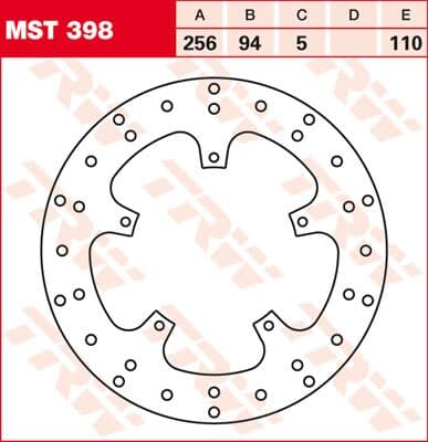 Round Fixed Brake Rotor 250-299mm