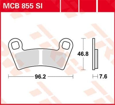 SI Series Sindered Off-Road Brake Pads