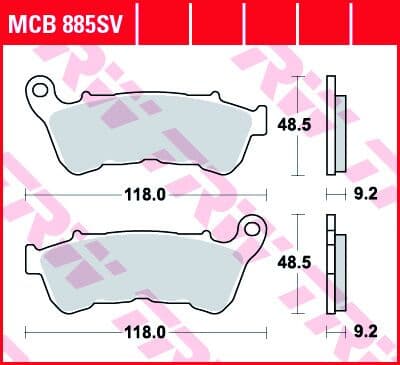 SV Series Sindered Brake Pads