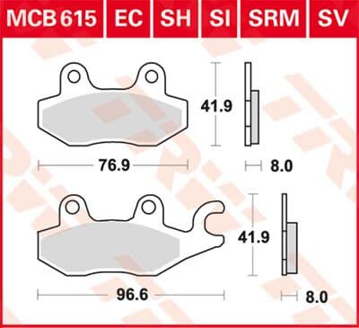 All Round Sintered Metal Brake Pads
