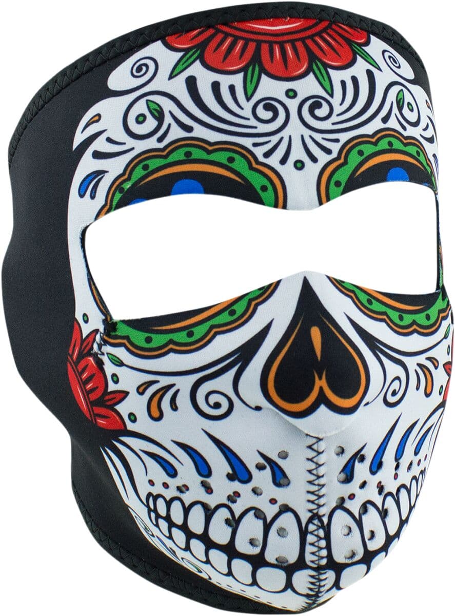 Neoprene Full-Face Mask Black| White