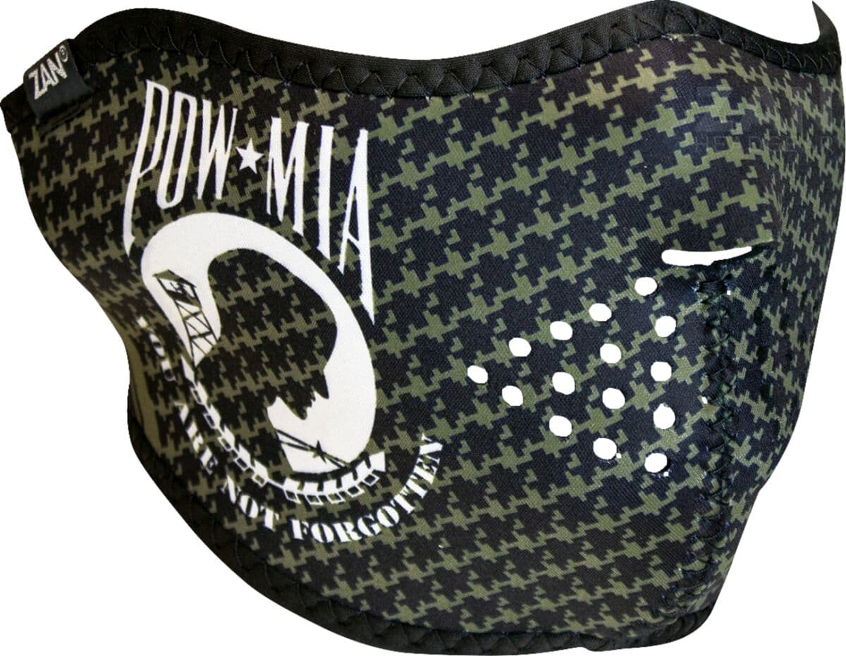 Neoprene Half Mask Black| Green