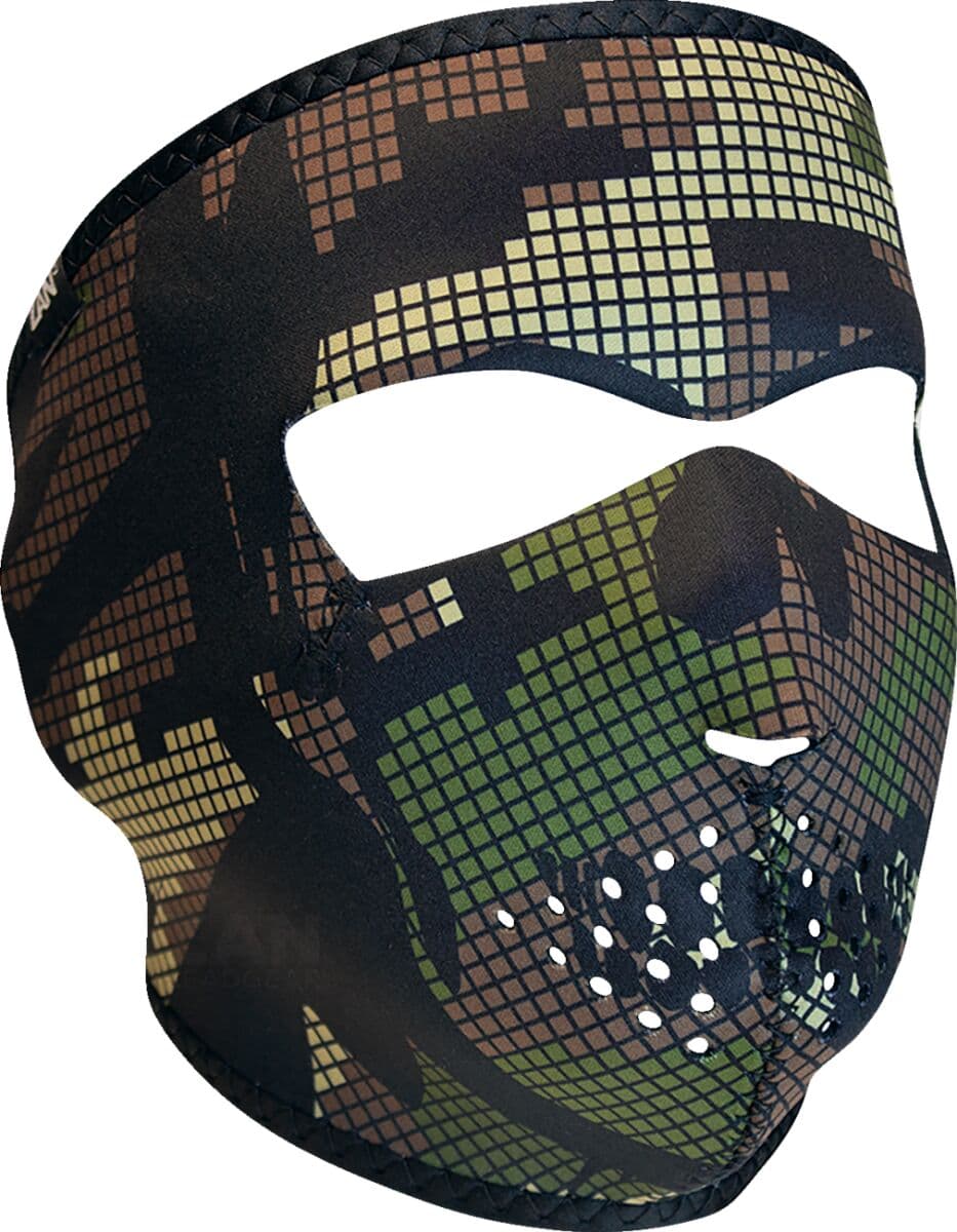 Neoprene Full-Face Mask Black| Brown